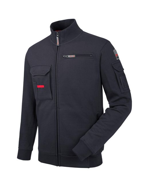 Würth MODYF Dynamic ohne Kapuze ü Handwerker Vielseitig Arbeits-Sweatjacke in Blue für Herren