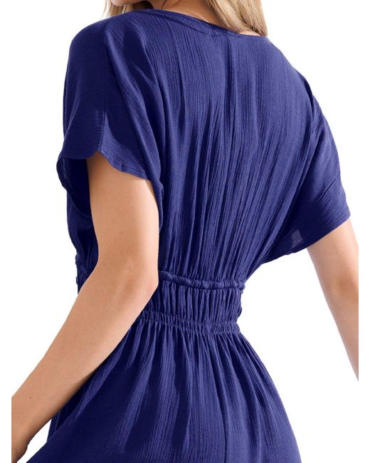 Lisca Blue Strandkleid Strand Kleid Karpathos (Stück, 1-tlg)