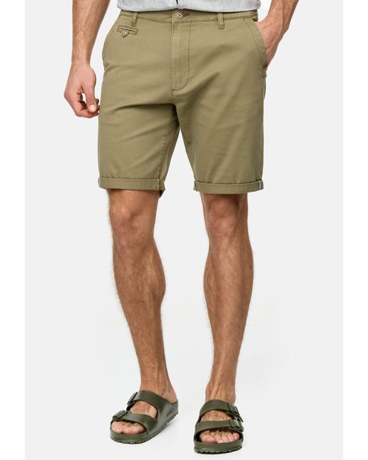 INDICODE Chinoshorts Cuba aus 100% Baumwolle in Green für Herren