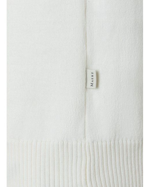 Maerz White Kurzarmpullover Pullover Rundhals 1/2 Arm