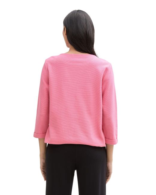 Tom Tailor Pink Langarmshirt