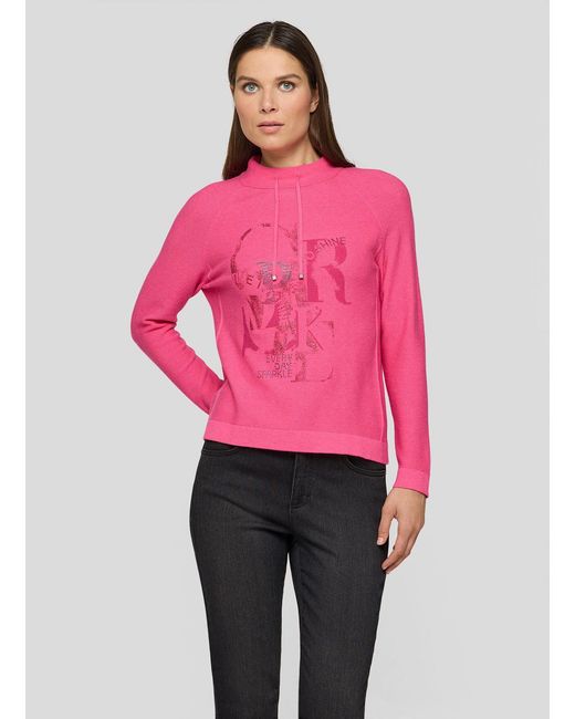 Rabe Pink Strickpullover Pullover