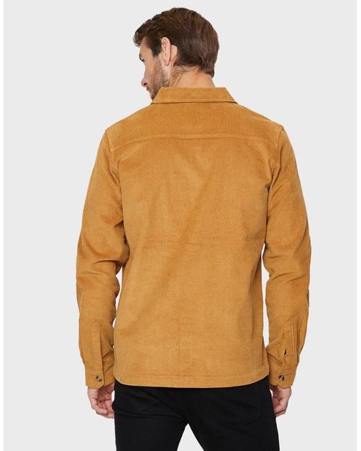 Threadbare Langarmhemd Cord Iron (1-tlg) aus Kordstoff in Brown für Herren
