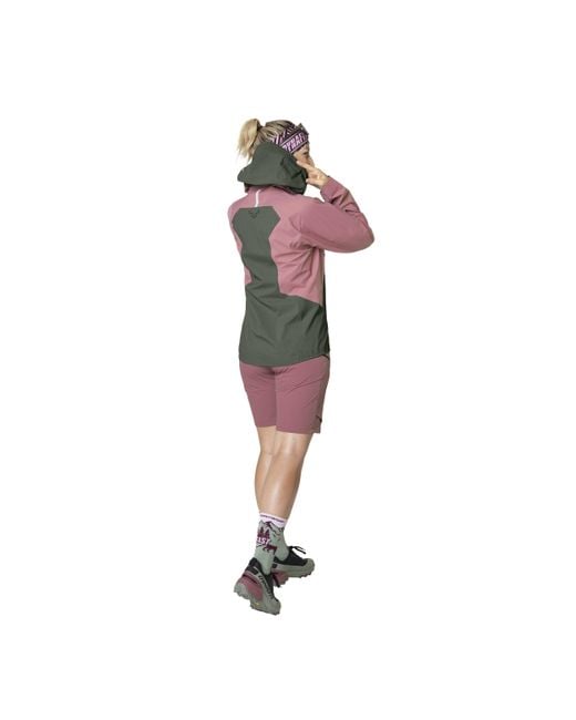 Dynafit Red TRANSALPER DST SHORTS W DARK ROSE