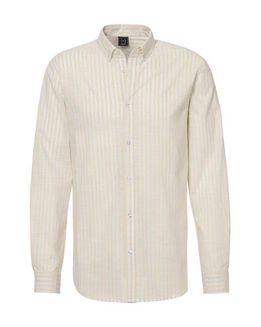 John Devin Langarmhemd Regular Fit mit Button-down-Kragen, aus reiner Baumwolle in Gray für Herren