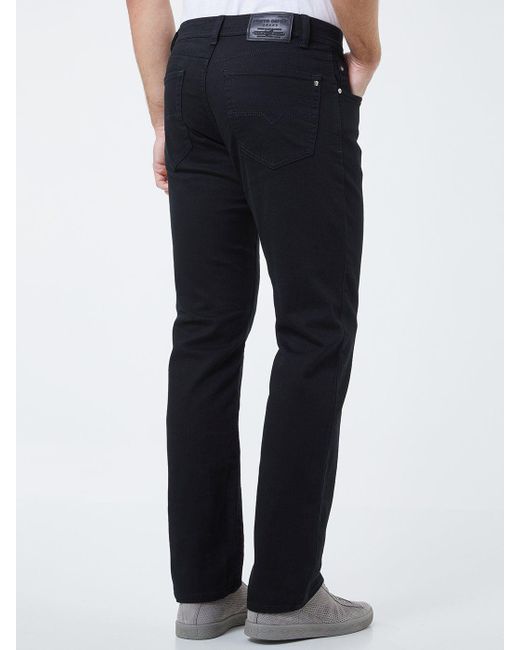 Pierre Cardin 5-Pocket-Jeans DIJON black star 3880 122.05 Konfektionsgröße/Übergrößen in Blue für Herren