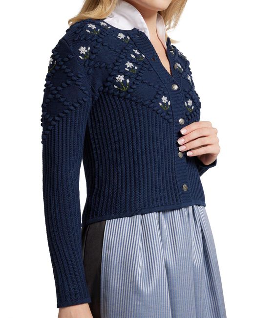 BERWIN & WOLFF Blue Trachtenstrickjacke