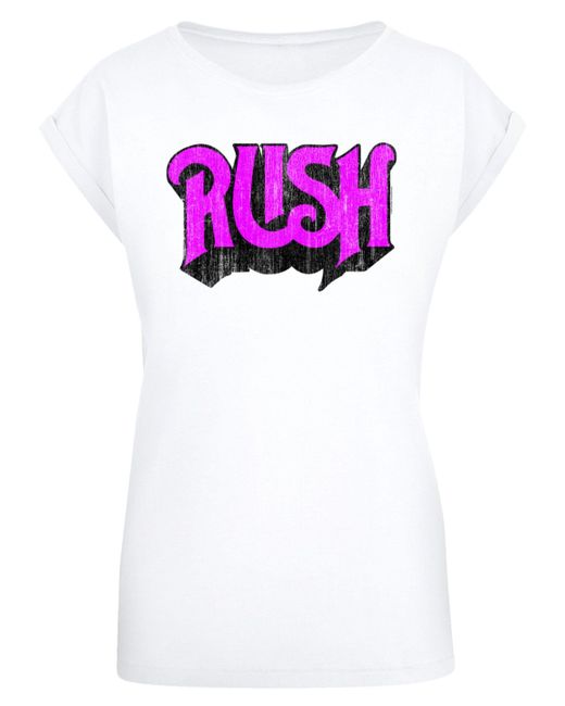 F4NT4STIC Shirt Rush Rock Band Distressed Logo Premium Qualität in Pink |  Lyst DE
