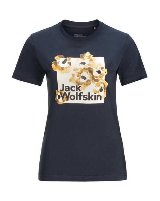 Jack Wolfskin Blue Shirt FLORELL BOX T W