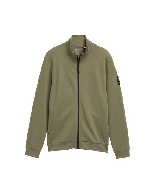 Tom Tailor Funktionsjacke stand up collar sweat jacket in Green für Herren