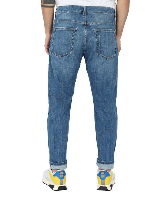DIESEL Tapered-fit-Jeans Regular Stretch Hose in Blue für Herren