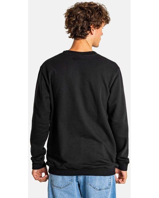 Reell Sweatjacke Staple Terry Crewneck in Blue für Herren