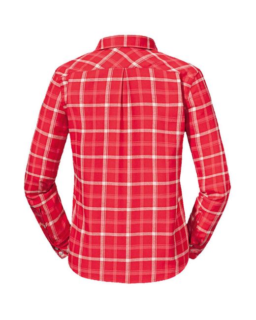 Schoeffel Red Langarmbluse Almkogel