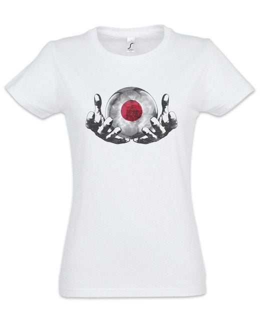 Urban Backwoods White Print- Japan Football Magic T-Shirt Japanisch Japanische Japanese