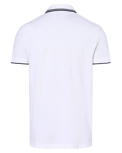 SELECTED Poloshirt SLHDante in White für Herren