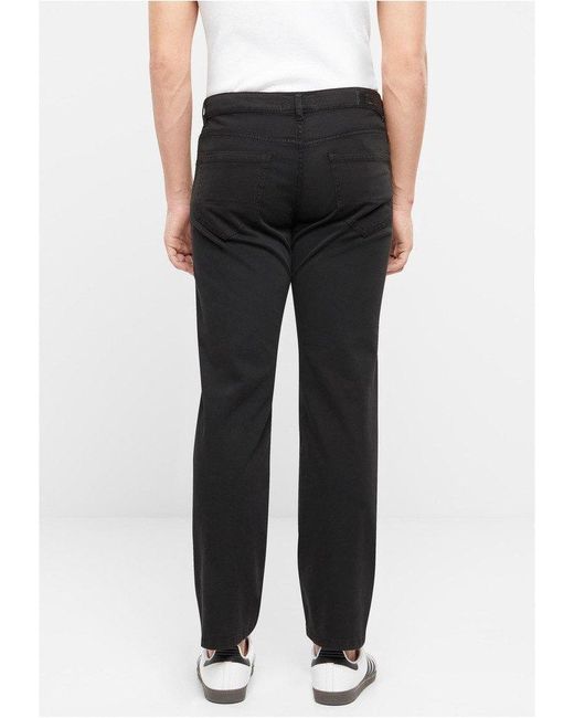 Urban Classics Stoffhose Stretch Twill 5 Pocket Pants in Black für Herren