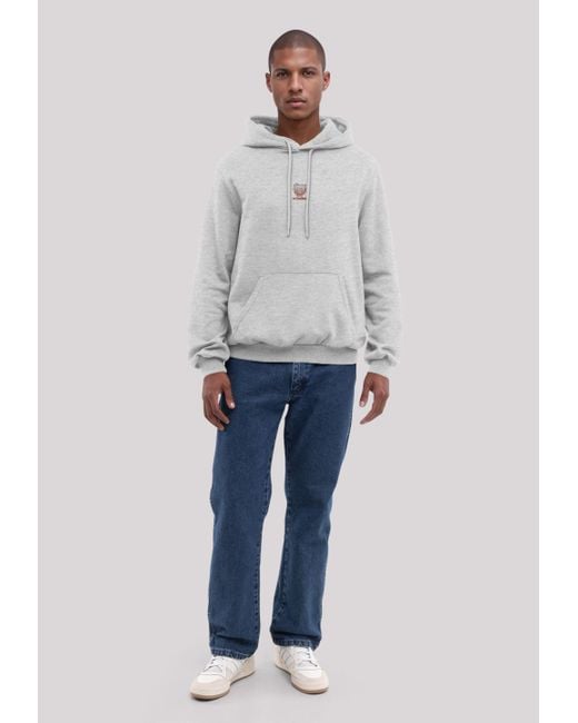 F4NT4STIC Kapuzenpullover Mood Stickerei Premium Qualität in Gray für Herren