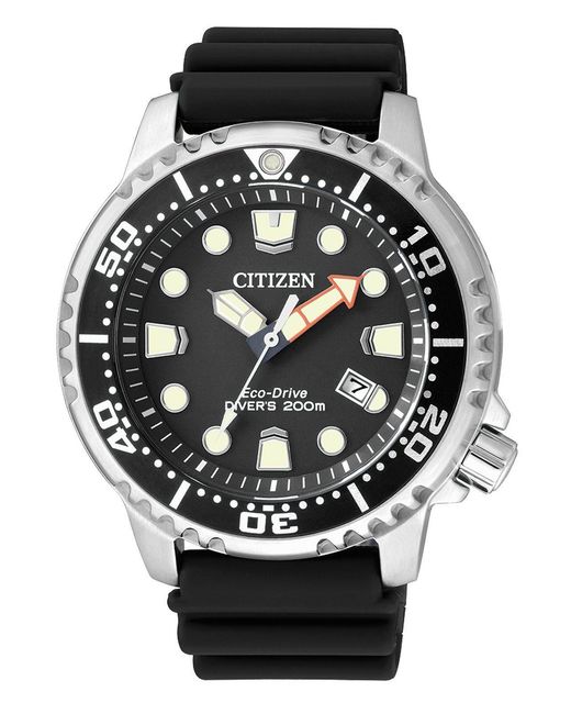 Citizen Solaruhr, Analog Quarz Uhr mit Plastik Armband BN0150-10E in Black für Herren