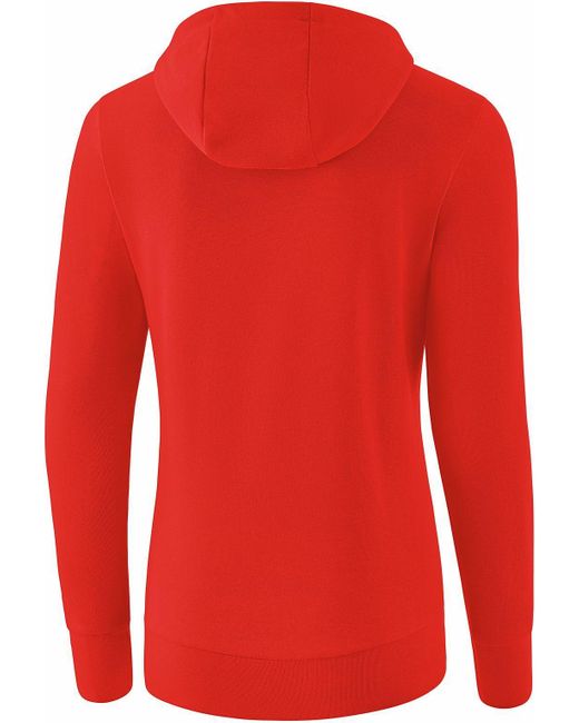 Erima Red Sweatshirt Basic Kapuzensweatjacke