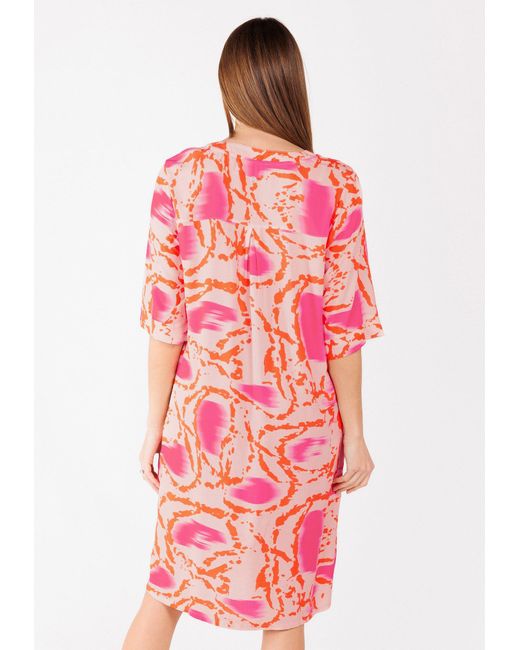 Key Largo Pink Druckkleid WD ESSENCE (1-tlg)