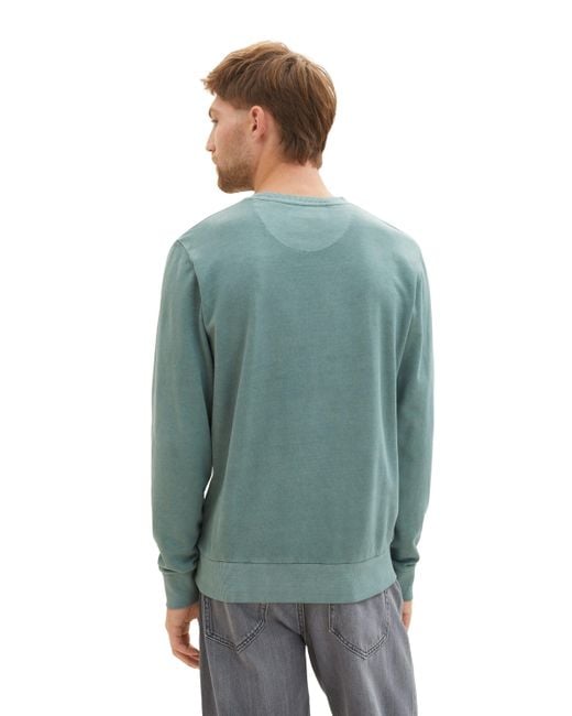 Tom Tailor Sweatshirt in Green für Herren