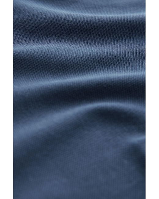 Next Pikee-Poloshirt im Regular Fit mit Kragenstreifen (1-tlg) in Blue für Herren