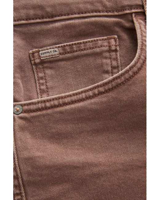 Next Regular-Fit-Jeans aus überfärbtem Denim (1-tlg) in Brown für Herren