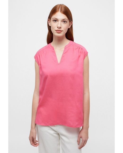 Eterna Pink Shirtbluse LOOSE FIT