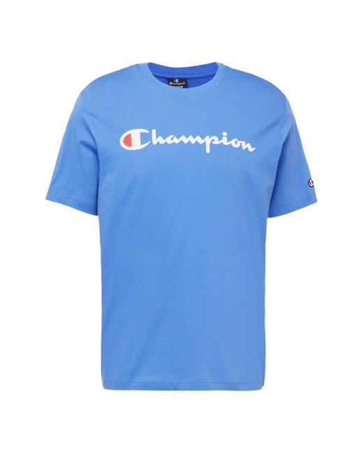 Champion T-Shirt (1-tlg) in Blue für Herren
