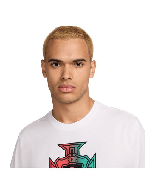 Nike Portugal Crest T-Shirt EM 2024 default in White für Herren