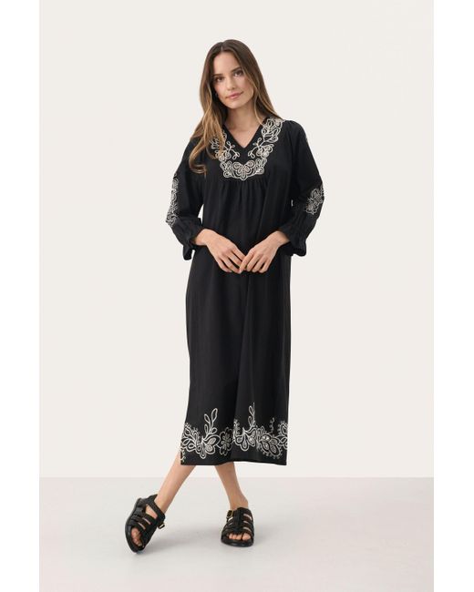 Part Two Black Blusenkleid Kleid NuraPW