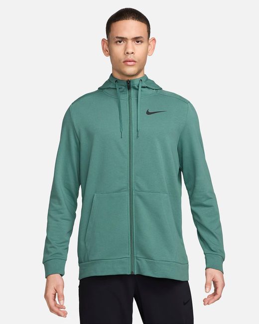 Nike Dry Fitness Zip Hoodie in Green für Herren