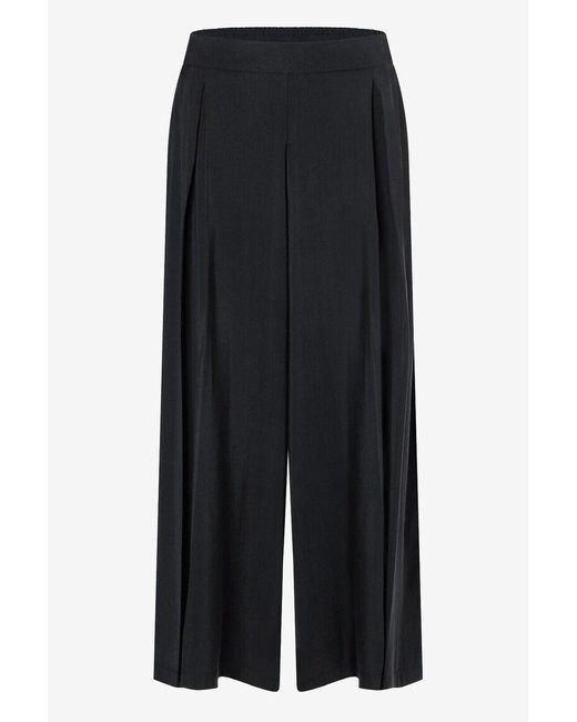 MORE&MORE Black &MORE Hemdbluse Modal PES Wide Culotte 0790