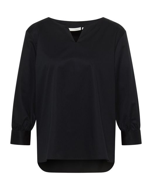 Eterna Black Klassische Bluse