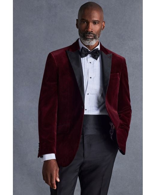 Next Sakko Signature Samt Blazer aus italienischem Stoff 1 tlg in Blau fur Herren Lyst DE