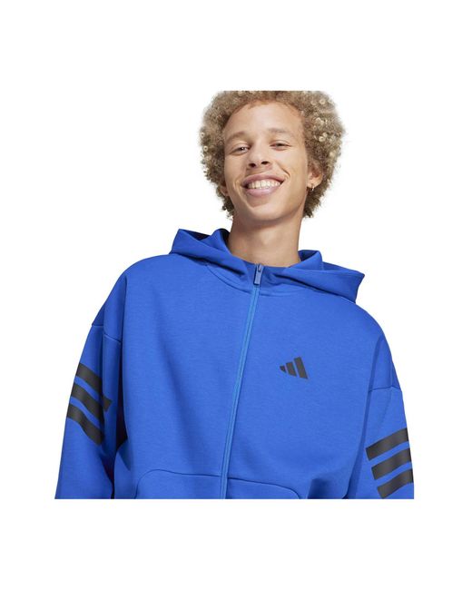 Adidas Sweatjacke FUTURE ICONS 3-STREIFEN in Blue für Herren