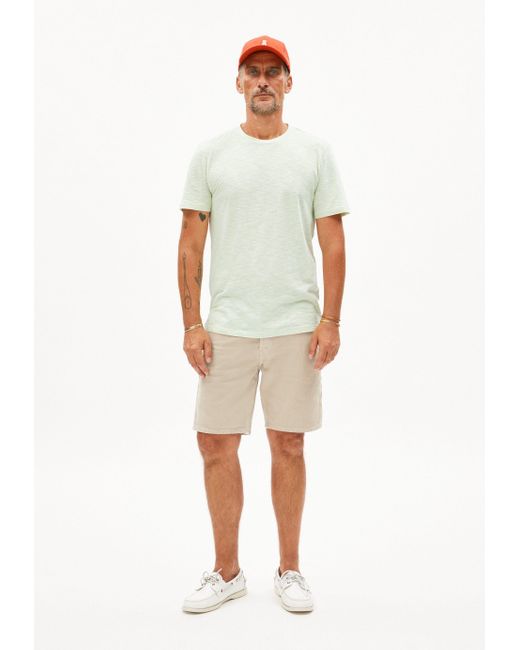 ARMEDANGELS AARVO (1-tlg., Regular Fit) Jeans Shorts aus recycelter Baumwolle in Natural für Herren