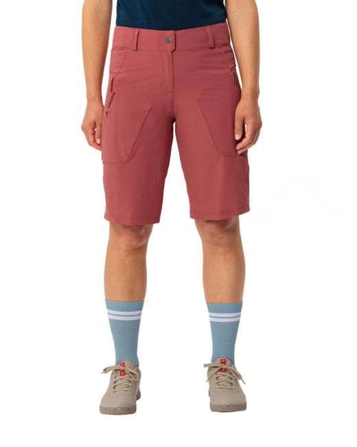Vaude Red Funktionshose Women's Altissimo Shorts II (1-tlg) Green Shape