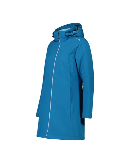 CMP Blue Softshelljacke Zip Hood Softshell Coat 3A08326
