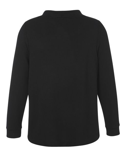 Via Appia Due Black Sweatshirt (1-tlg) mit Frontmotiv