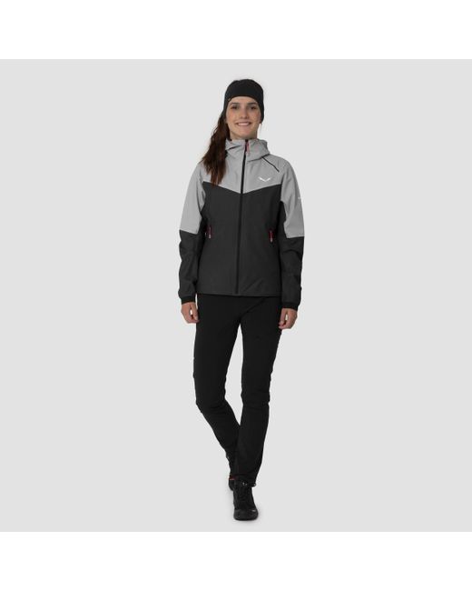 Salewa Gray Outdoorjacke PEDROC PTX 2.5 W LIGHT JACKET. ONYX/0540