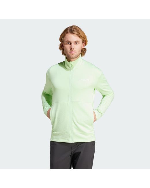 Adidas MULTI LIGHT FLEECEJACKE in Green für Herren