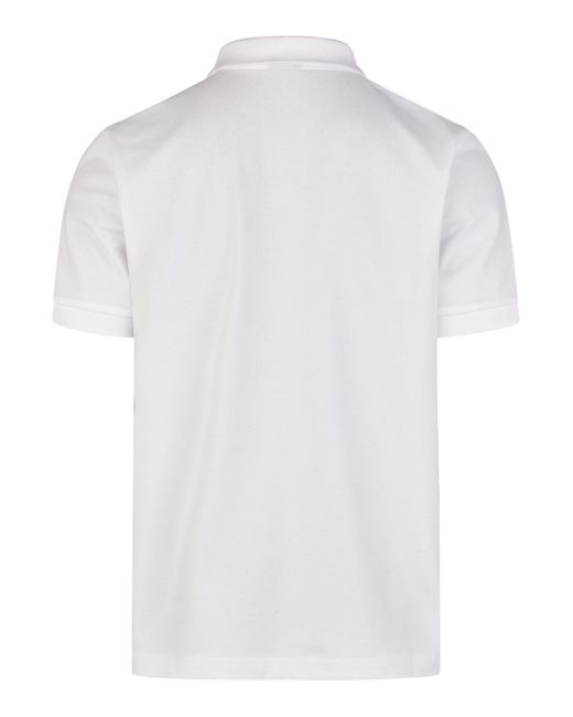 Hechter Paris Poloshirt (1-tlg) aus reiner Bio-Baumwolle in White für Herren