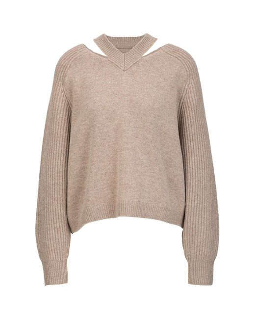 19V69 Italia by Versace Natural Strickpullover FLORENTINA