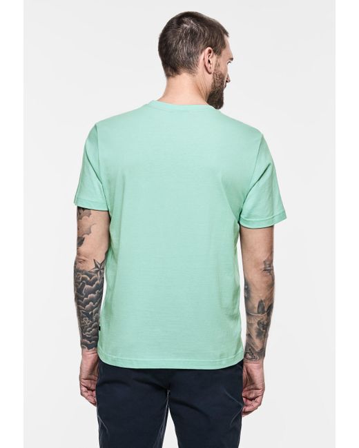Street One Men T-Shirt Jersey in Green für Herren
