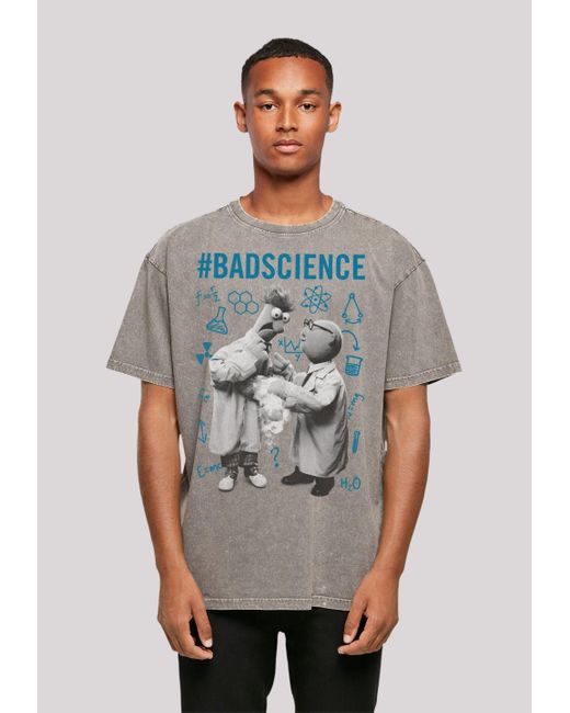 F4NT4STIC Shirt Disney Muppets #BadScience Premium Qualität in Grau für  Herren | Lyst DE