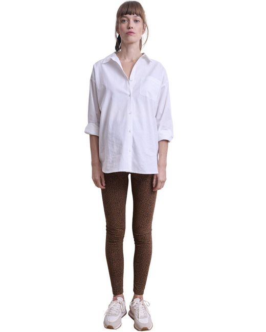 VERTBAUDET White Kurzarmbluse Bluse für Schwangerschaft & Stillzeit
