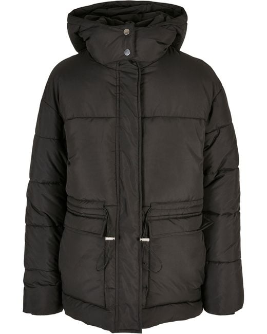 Urban Classics Winterjacke Ladies Waisted Puffer Jacket (1-St) in Schwarz |  Lyst DE