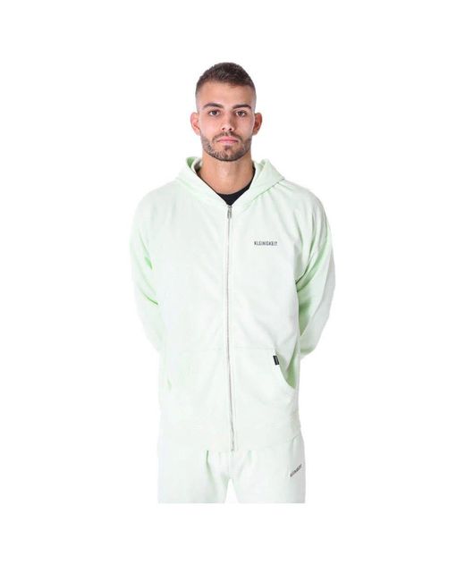 KLEINIGKEIT Sweatshirt Sticki Micki Zipper in Green für Herren