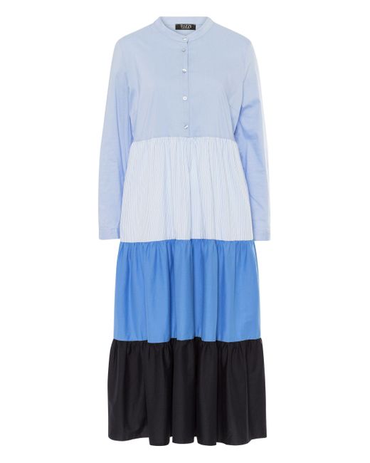Tuzzi Blue Sommerkleid mit abgestuften Partien